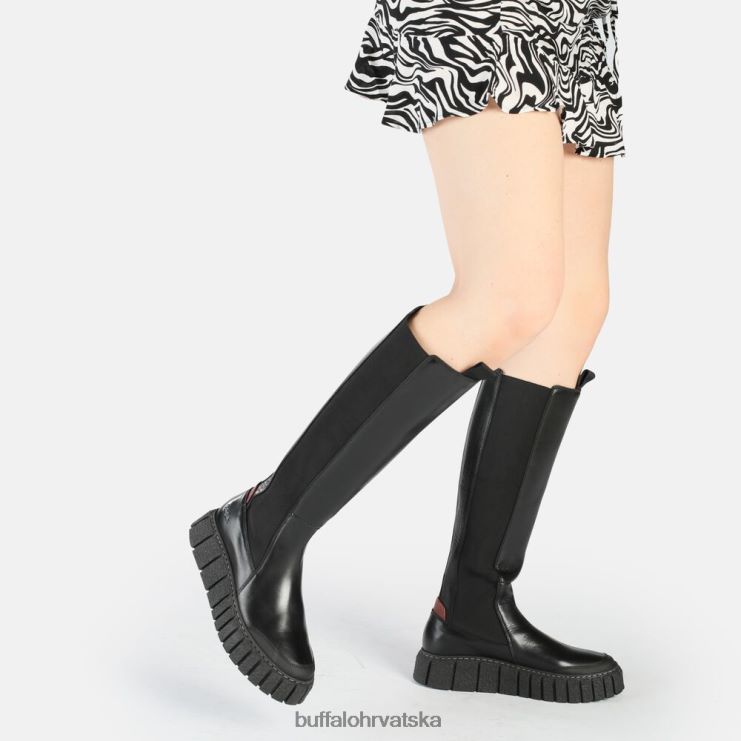 crno Buffalo rampa boot čizma za gležnjeve |čizme TDD6T463